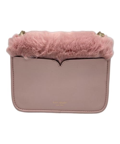 Kate Spade（ケイトスペード）Kate Spade (ケイトスペード) ニコラファーツイストロックチェーンショルダーバッグ ピンクの古着・服飾アイテム