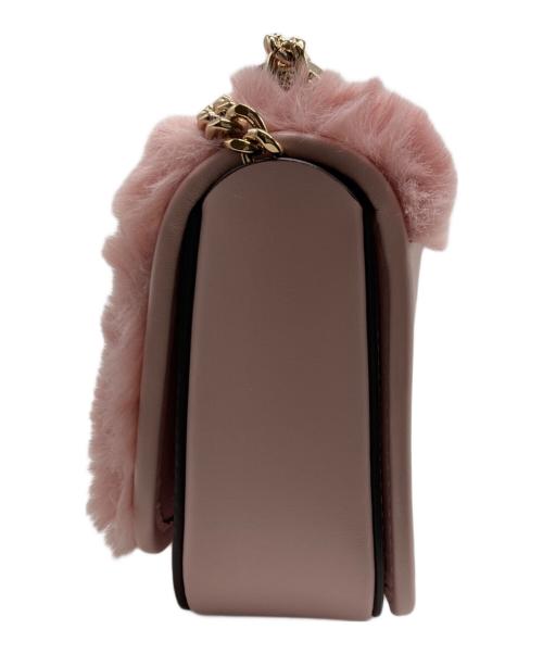 Kate Spade（ケイトスペード）Kate Spade (ケイトスペード) ニコラファーツイストロックチェーンショルダーバッグ ピンクの古着・服飾アイテム