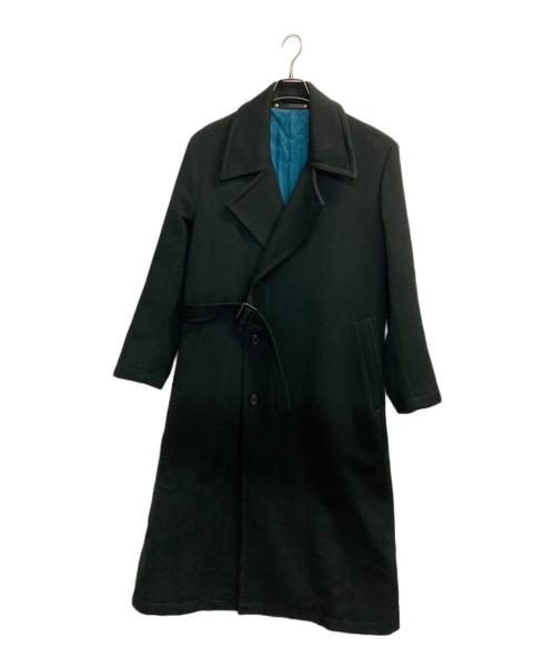 PAUL SMITH（ポールスミス）PAUL SMITH (ポールスミス) ベルテッドウールロングコート グリーン サイズ:Ｌの古着・服飾アイテム