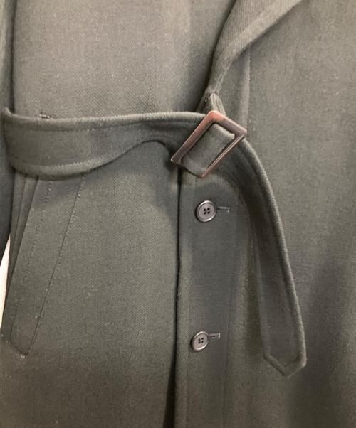 PAUL SMITH（ポールスミス）PAUL SMITH (ポールスミス) ベルテッドウールロングコート グリーン サイズ:Ｌの古着・服飾アイテム