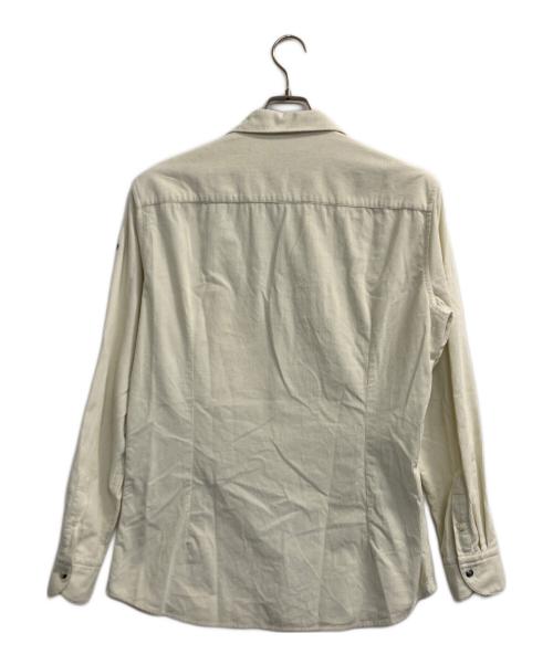 MONCLER（モンクレール）MONCLER (モンクレール) CAMICIA/アイコンスナップ コーデュロイシャツ ホワイト サイズ:Ⅼの古着・服飾アイテム