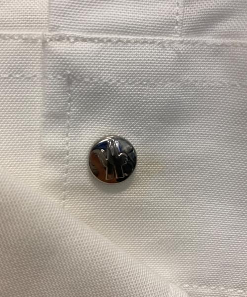 MONCLER（モンクレール）MONCLER (モンクレール) CAMICA/アイコンスナップオックスフォードシャツ ホワイト サイズ:Ｌの古着・服飾アイテム
