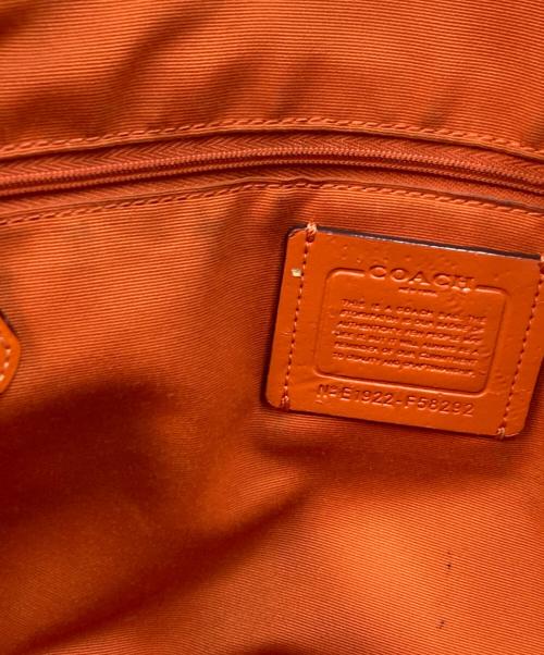 COACH（コーチ）COACH (コーチ) バッグ オレンジ×ベージュの古着・服飾アイテム