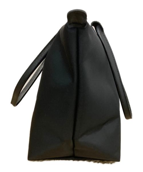 LONGCHAMP（ロンシャン）LONGCHAMP (ロンシャン) 舟型トートバッグ ブラックの古着・服飾アイテム