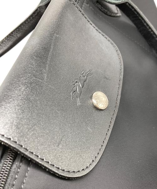 LONGCHAMP（ロンシャン）LONGCHAMP (ロンシャン) 舟型トートバッグ ブラックの古着・服飾アイテム