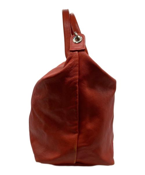LONGCHAMP（ロンシャン）LONGCHAMP (ロンシャン) 2WAYレザーショルダーバッグ レッドの古着・服飾アイテム