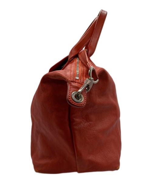 LONGCHAMP（ロンシャン）LONGCHAMP (ロンシャン) 2WAYレザーショルダーバッグ レッドの古着・服飾アイテム