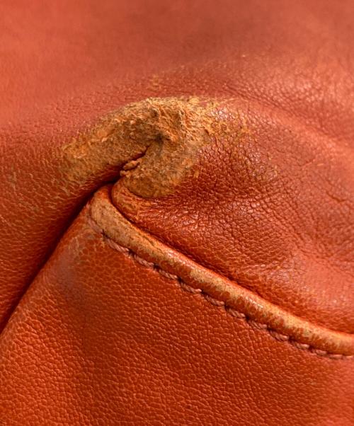 LONGCHAMP（ロンシャン）LONGCHAMP (ロンシャン) 2WAYレザーショルダーバッグ レッドの古着・服飾アイテム