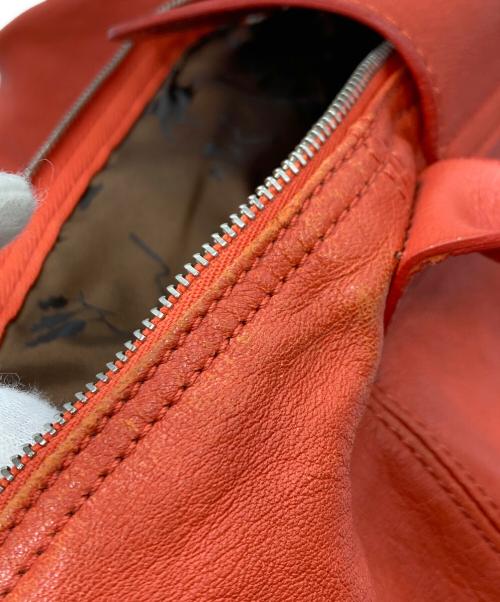 LONGCHAMP（ロンシャン）LONGCHAMP (ロンシャン) 2WAYレザーショルダーバッグ レッドの古着・服飾アイテム