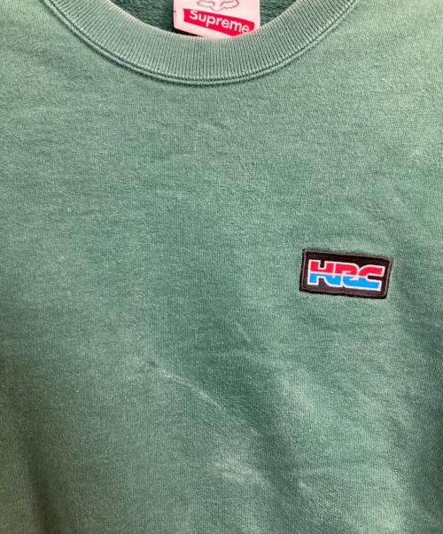 SUPREME（シュプリーム）Supreme (シュプリーム) Honda Fox Racing Crewneck グリーン サイズ:Ｓの古着・服飾アイテム