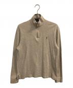 POLO RALPH LAURENポロ・ラルフローレン）の古着「ESTATE RIB HALF ZIP KNIT」｜ベージュ