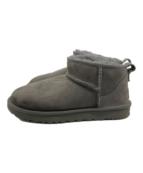 UGG（アグ）UGG (アグ) Classic Ultra Mini ムートンブーツ グレー サイズ:US7の古着・服飾アイテム