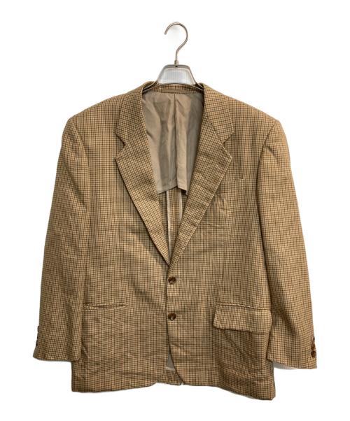 COMME des GARCONS HOMME DEUX（コムデギャルソン オム ドゥ）COMME des GARCONS HOMME DEUX (コムデギャルソン オム ドゥ) 千鳥柄テーラードジャケット ベージュ サイズ:Ｓの古着・服飾アイテム