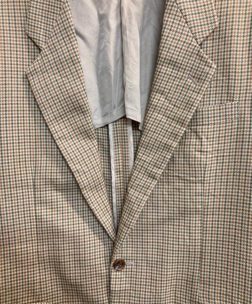 COMME des GARCONS HOMME DEUX（コムデギャルソン オム ドゥ）COMME des GARCONS HOMME DEUX (コムデギャルソン オム ドゥ) 千鳥柄テーラードジャケット ベージュ サイズ:Ｓの古着・服飾アイテム