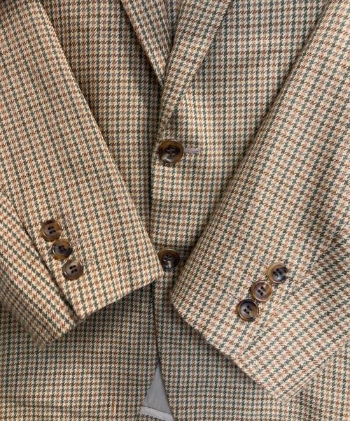 COMME des GARCONS HOMME DEUX（コムデギャルソン オム ドゥ）COMME des GARCONS HOMME DEUX (コムデギャルソン オム ドゥ) 千鳥柄テーラードジャケット ベージュ サイズ:Ｓの古着・服飾アイテム
