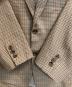 中古・古着 COMME des GARCONS HOMME DEUX (コムデギャルソン オム ドゥ) 千鳥柄テーラードジャケット ベージュ サイズ:Ｓ：13000円