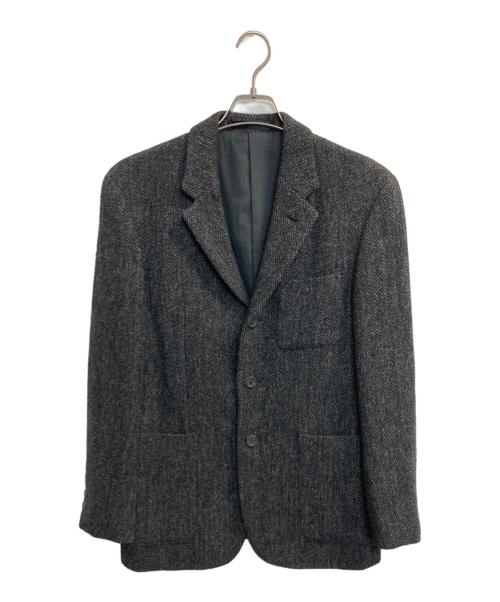 MARGARET HOWELL（マーガレットハウエル）MARGARET HOWELL (マーガレットハウエル) Harris Tweed (ハリスツイード) ウールテーラードジャケット ブラック サイズ:-の古着・服飾アイテム