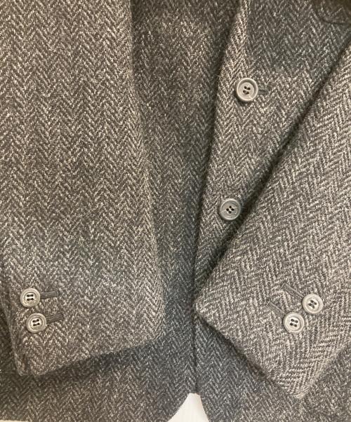 MARGARET HOWELL（マーガレットハウエル）MARGARET HOWELL (マーガレットハウエル) Harris Tweed (ハリスツイード) ウールテーラードジャケット ブラック サイズ:-の古着・服飾アイテム