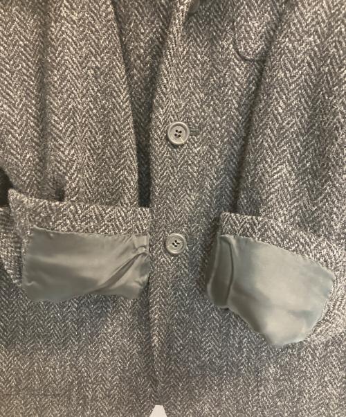 MARGARET HOWELL（マーガレットハウエル）MARGARET HOWELL (マーガレットハウエル) Harris Tweed (ハリスツイード) ウールテーラードジャケット ブラック サイズ:-の古着・服飾アイテム