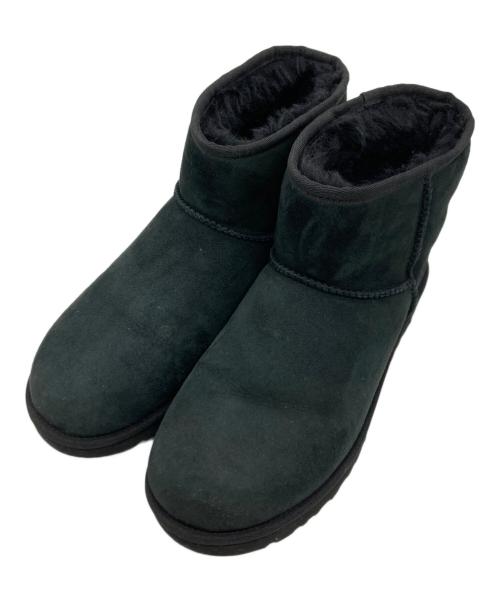 UGG（アグ）UGG (アグ) Classic mini/ムートンブーツ ブラック サイズ:US9の古着・服飾アイテム