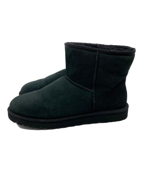 UGG（アグ）UGG (アグ) Classic mini/ムートンブーツ ブラック サイズ:US9の古着・服飾アイテム
