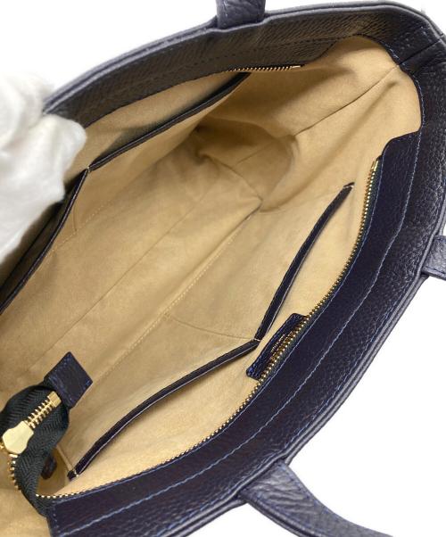 hush tag（ハッシュタグ）Hush Tag (ハッシュタグ) ジップミニトート ネイビーの古着・服飾アイテム