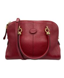 TOD'S（トッズ）の古着「SELLA/2WAYショルダーバッグ」｜レッド