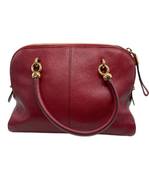 TOD'S（トッズ）TOD'S (トッズ) SELLA/2WAYショルダーバッグ レッドの古着・服飾アイテム