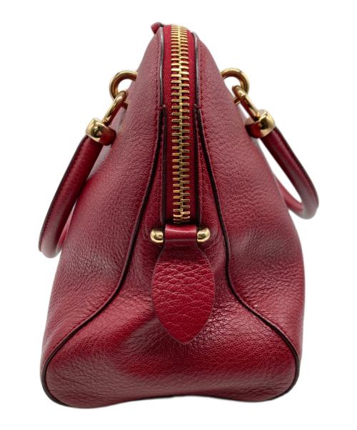 TOD'S（トッズ）TOD'S (トッズ) SELLA/2WAYショルダーバッグ レッドの古着・服飾アイテム