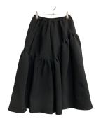 Blueleaブルレア）の古着「Jacquard skirt」｜ブラック