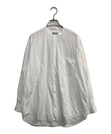 COMME des GARCONS HOMME（コムデギャルソン オム）の古着「90s バンドカラーブロードシャツ」｜ホワイト