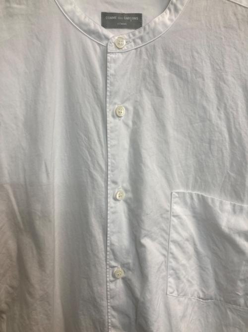 COMME des GARCONS HOMME（コムデギャルソン オム）COMME des GARCONS HOMME (コムデギャルソン オム) 90s バンドカラーブロードシャツ ホワイト サイズ:-の古着・服飾アイテム