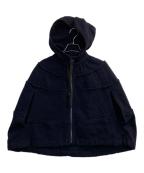 tricot COMME des GARCONSトリココムデギャルソン）の古着「wool ティアードポンチョ」｜ネイビー