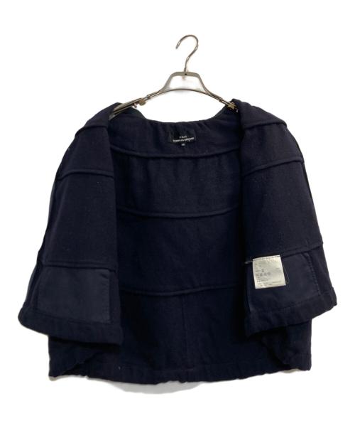 tricot COMME des GARCONS（トリココムデギャルソン）tricot COMME des GARCONS (トリココムデギャルソン) wool ティアードポンチョ ネイビー サイズ:Ｍの古着・服飾アイテム