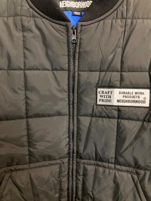 NEIGHBORHOOD（ネイバーフッド）NEIGHBORHOOD (ネイバーフッド) REVERSIBLE PADDED JACKET ブラック サイズ:Mの古着・服飾アイテム