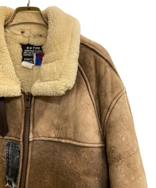 SCHOTT BROS.（ショットブロス）SCHOTT BROS. (ショットブロス) BORO B-6 TYPE FLIGHT JACKET ブラウン サイズ:42の古着・服飾アイテム