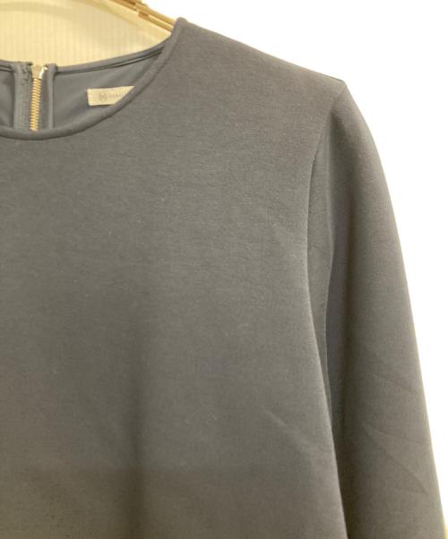 HERALBONY（ヘラルボニー）HERALBONY (ヘラルボニー) Art Ruffle Long Sleeve「（無題）（青）」 ネイビー サイズ:ＦＲＥＥの古着・服飾アイテム