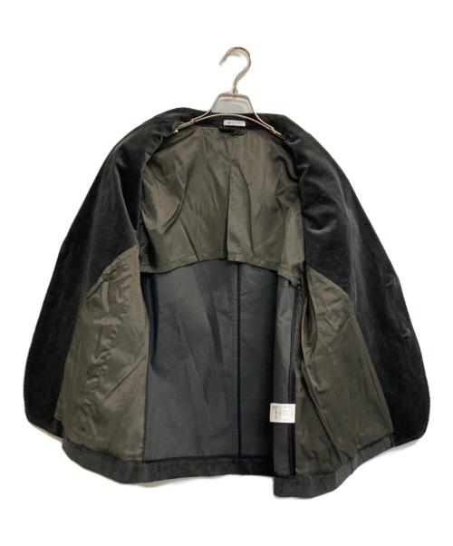 HERALBONY（ヘラルボニー）HERALBONY (ヘラルボニー) Embroidered Corduroy Jacket「marina-moji003」 Charcoal ブラック サイズ:Ｍの古着・服飾アイテム