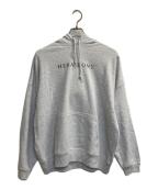 HERALBONYヘラルボニー）の古着「リラックスフィットフーディー「ミモザ-mimoza-」」｜グレー