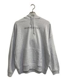 HERALBONY（ヘラルボニー）の古着「リラックスフィットフーディー「ミモザ-mimoza-」」｜グレー