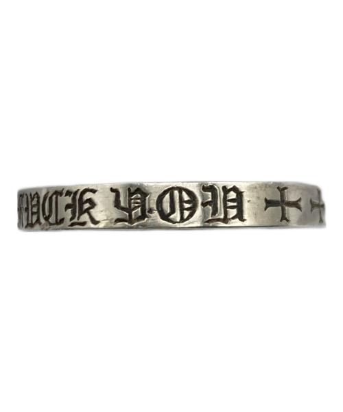 CHROME HEARTS（クロムハーツ）CHROME HEARTS (クロムハーツ) 3mm SPACER FACKYOU RING シルバー サイズ:19号の古着・服飾アイテム