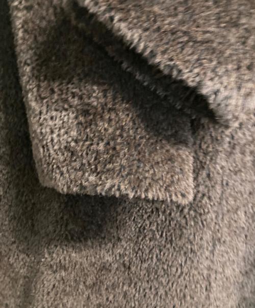 Max Mara Studio（マックスマーラ ストゥディオ）MAX MARA STUDIO (マックスマーラ ストゥディオ) アルパカウールシャギーボアコート ブラウン サイズ:36の古着・服飾アイテム