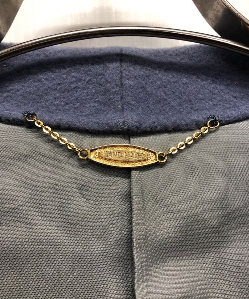USED（ユーズド）USED (ユーズド) カシミヤ100％コート スカイブルー サイズ:11の古着・服飾アイテム