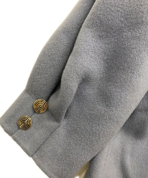 USED（ユーズド）USED (ユーズド) カシミヤ100％コート スカイブルー サイズ:11の古着・服飾アイテム