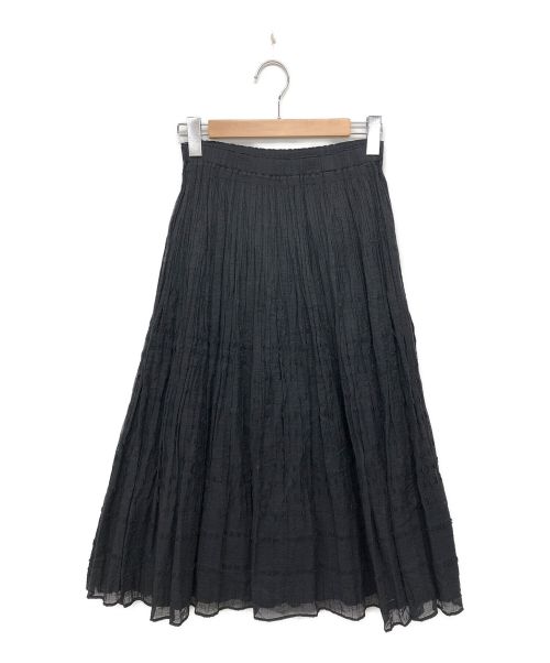 HaaT（ハート）Haat (ハート イッセイ ミヤケ) プリーツスカート ブラック サイズ:2の古着・服飾アイテム
