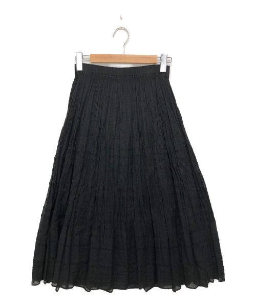 HaaT（ハート）Haat (ハート イッセイ ミヤケ) プリーツスカート ブラック サイズ:2の古着・服飾アイテム