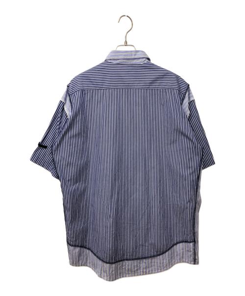 N.HOOLYWOOD（エヌ ハリウッド）N.HOOLYWOOD (エヌ ハリウッド) HALF SLEEVE SHIRTS ブルー サイズ:36の古着・服飾アイテム
