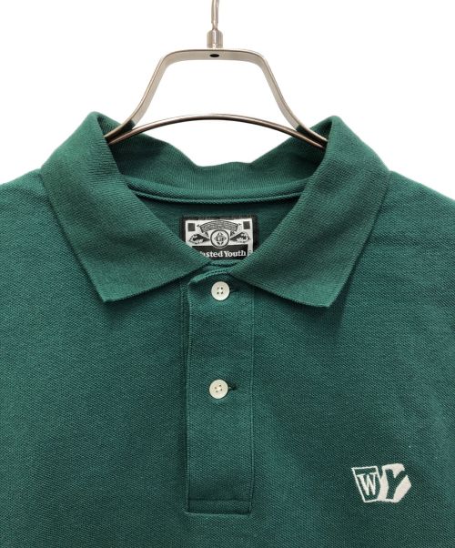WASTED YOUTH（ウェイステッドユース）WASTED YOUTH (ウエステッド ユース) ポロシャツ グリーン サイズ:XXLの古着・服飾アイテム
