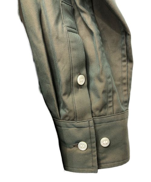 REPLAY（リプレイ）REPLAY (リプレイ) COTTON SILK SHIRT JACKET オリーブ サイズ:１の古着・服飾アイテム