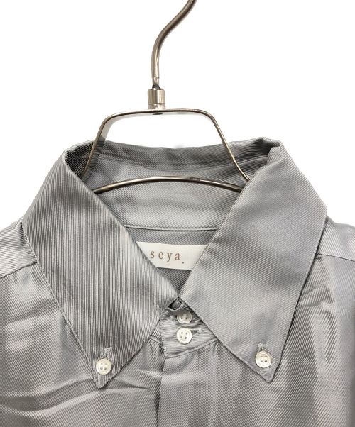 seya.（セヤ）seya. (セヤ) 長袖シャツ グレー サイズ:Sの古着・服飾アイテム